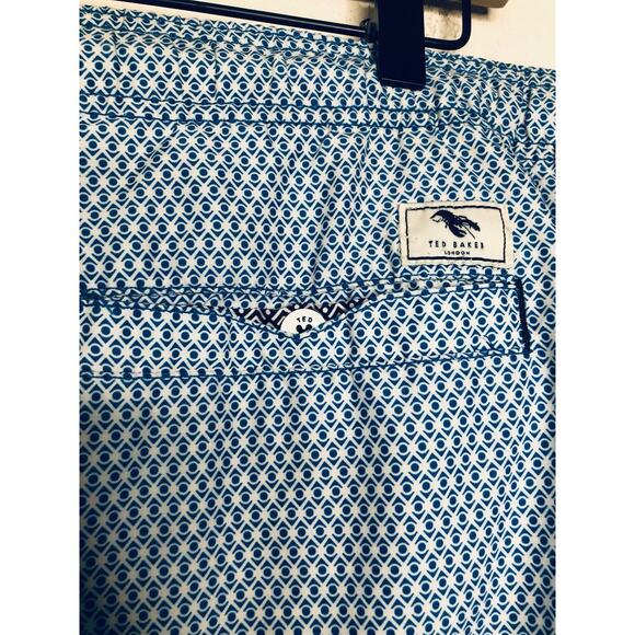 Ted Baker London Men's Blue Swim Trunks The World's Your Lobster Sz: 6 | XXL - Picture 9 of 14